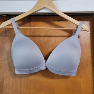 Auden™ Women's Lightly Lined Wirefree Lounge Bra - 34D Light Gray